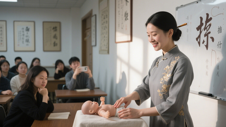 青岛小儿推拿培训学校哪家好？康泰实操 + 理论双轨教学，助你持证上岗！