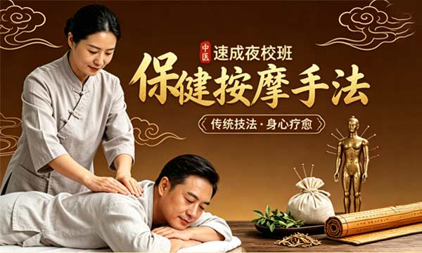 保健按摩手法速成夜校班